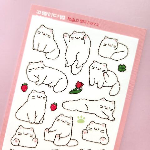 Catdabang/ Soft cats 2 stickers 貼紙