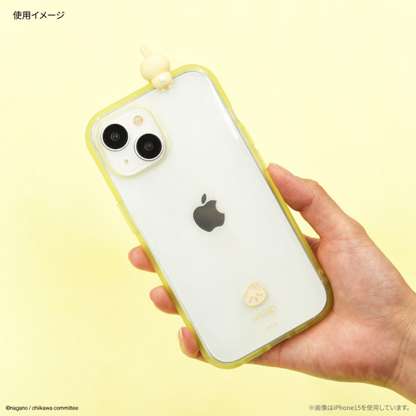 chiikawa / Frame Clear Case 粒粒小可愛手機殼 （iPhone15 Pro - Usagi / Momonga)