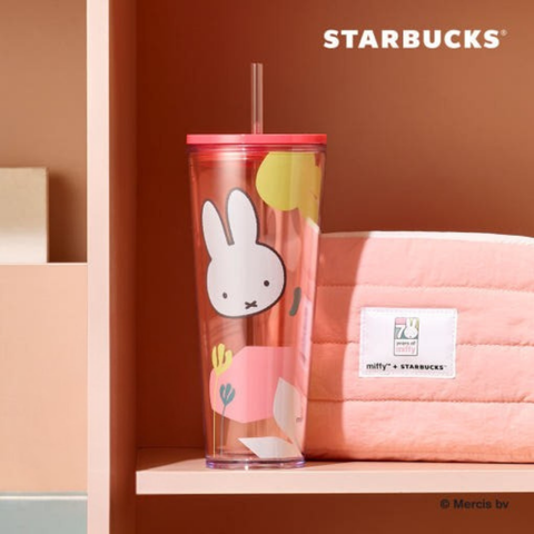 [預購] STARBUCKS / 韓國限定starbucks x miffy cold cup 710ml