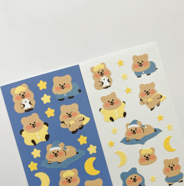 Young Forest / Good night Quokka stickers 貼紙