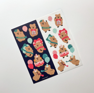 Young Forest/ Quokka New Congrats Stickers 貼紙