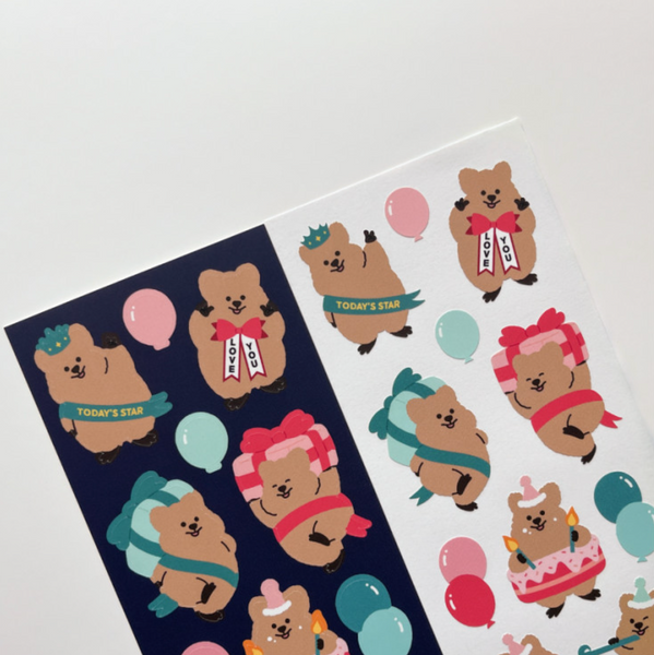 Young Forest/ Quokka New Congrats Stickers 貼紙