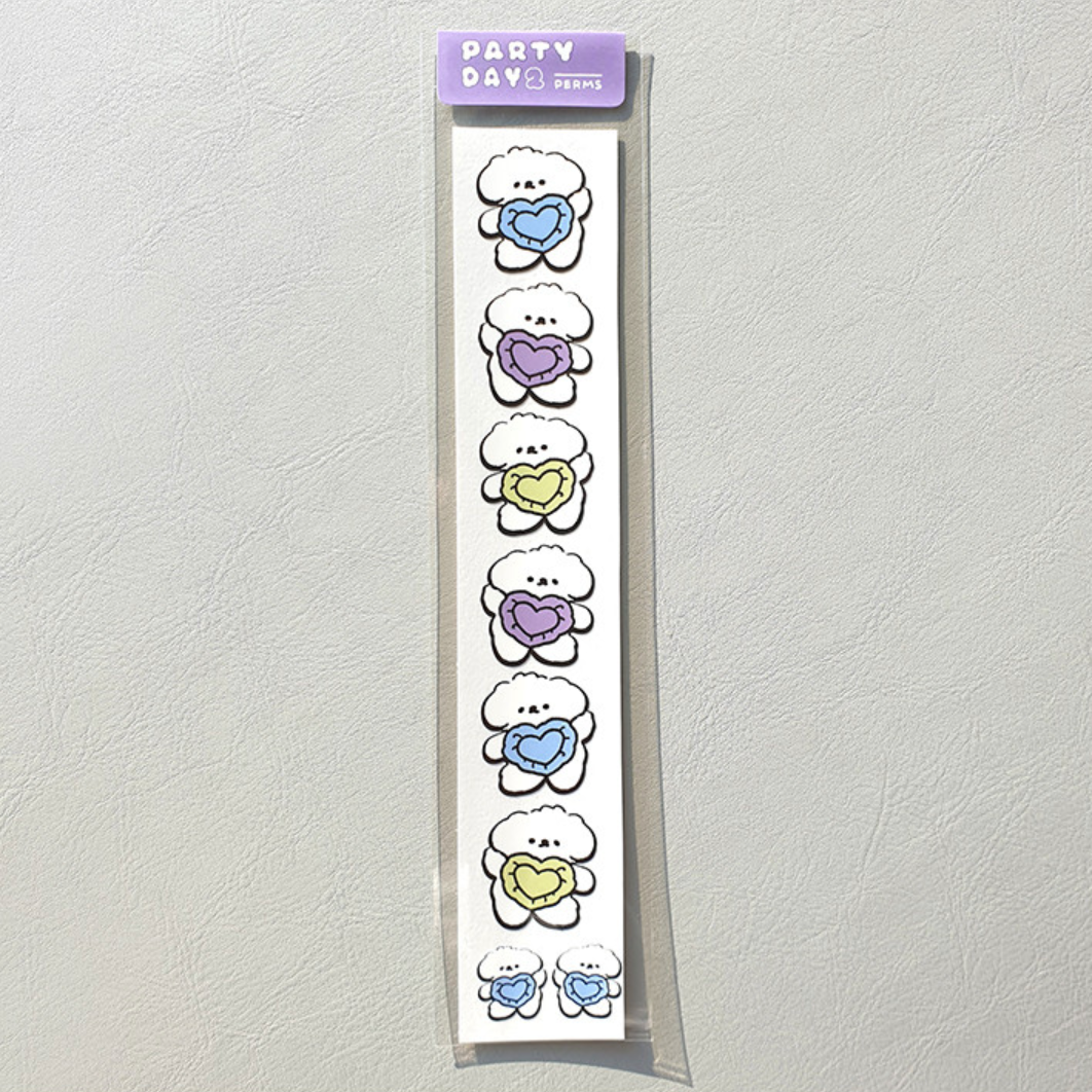 PERMS / Party Day 2 Long Sticker 貼紙 | neomu neomu_