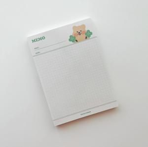 Young Forest/ Clover Baby Quokka Grid Memo