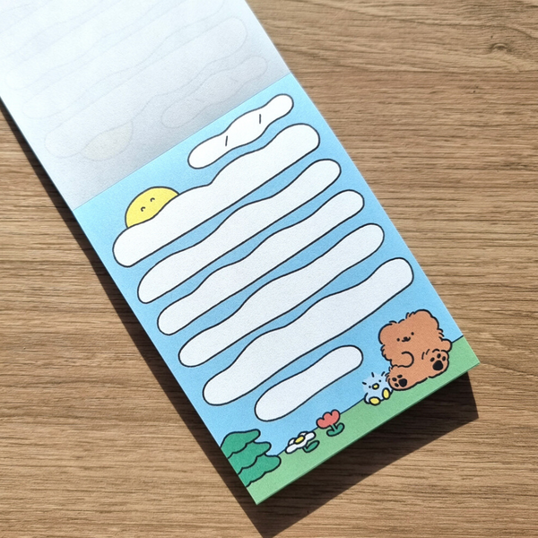 PERMS / Shape of clouds Memo Pad