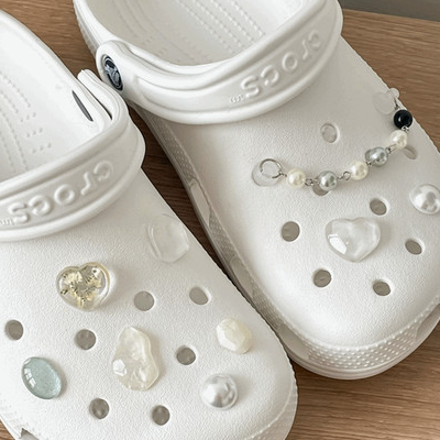 elle belle/ warm colour ver crocs crocs jibits set