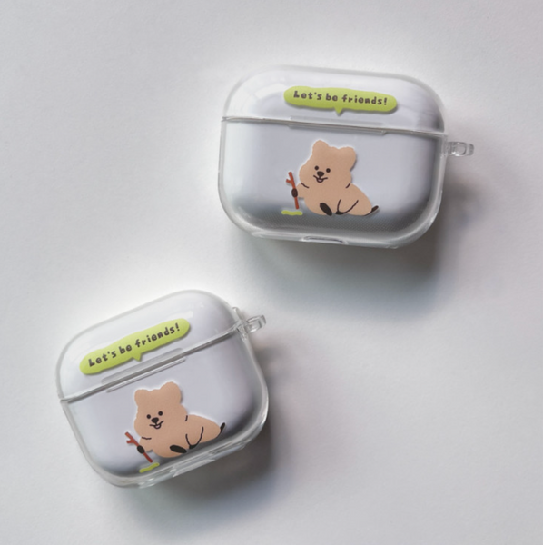 Young Forest/ Friends Quokka Airpods Case (Pro/Pro2/3)