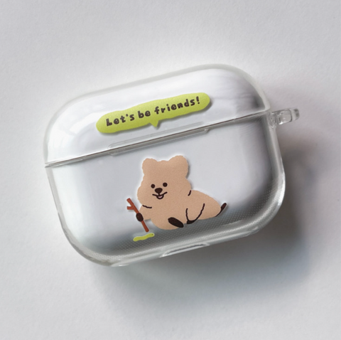 Young Forest/ Friends Quokka Airpods Case (Pro/Pro2/3)