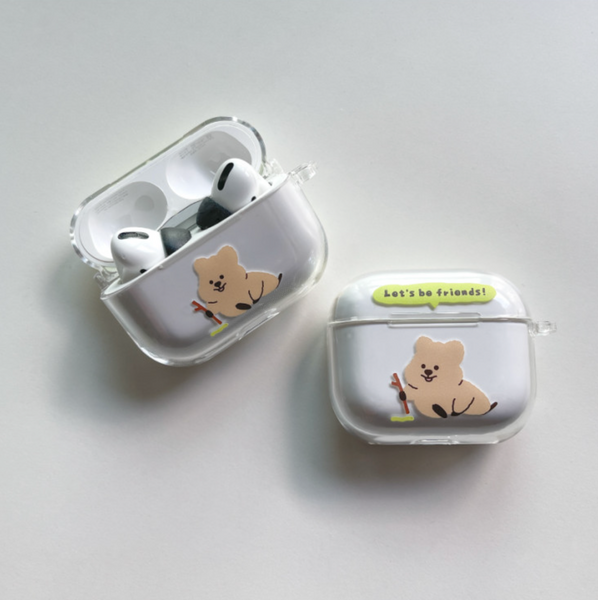 Young Forest/ Friends Quokka Airpods Case (Pro/Pro2/3)