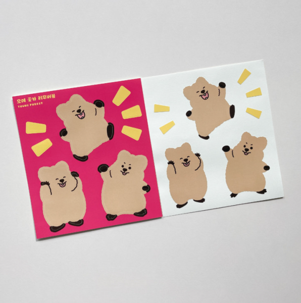 Young Forest/ Oh Hey! Quokka Big Removable Stickers 貼紙