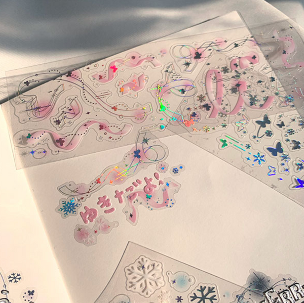 Sooang Studio/fairy confetti stickers/ pink