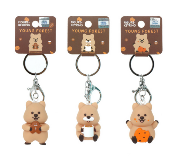 Young Forest/ Quokka Figure Keyring (3款）