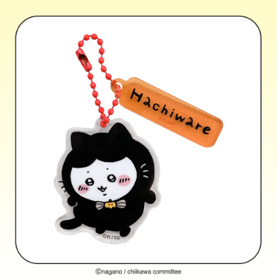 chiikawa/ Halloween Special / 黑貓貓 keyring/ hachiware