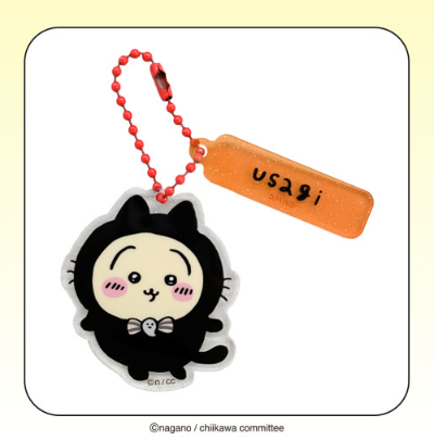 chiikawa/ Halloween Special / 黑貓貓 keyring/ usagi