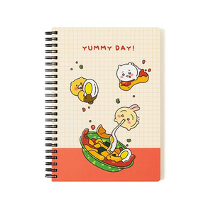 chiikawa x kakao friends/ notebook/ red