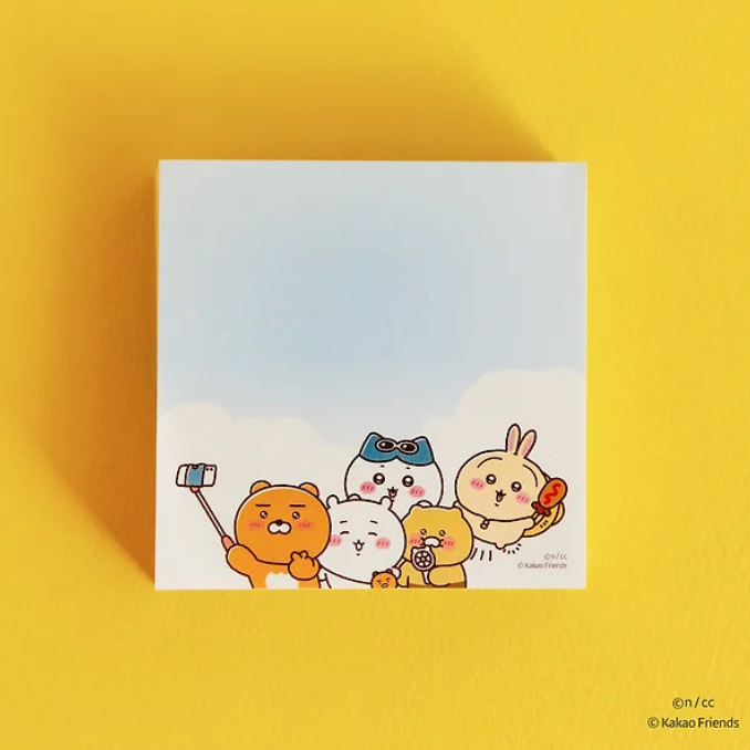 chiikawa x kakao friends/ memo pad