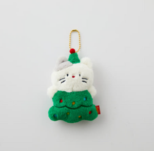 Butter Shop/ Christmas Tree Milk Cat Keyring