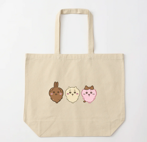 chiikawa/ 2025 Valentine's Day/ 朱古力款 / 自然色 L Size Tote Bag