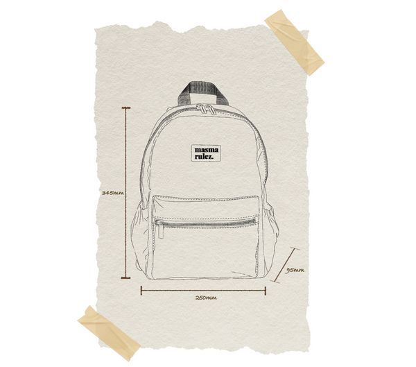 [預購] masma rulez/ Mini Daily Backpack (6 colours)