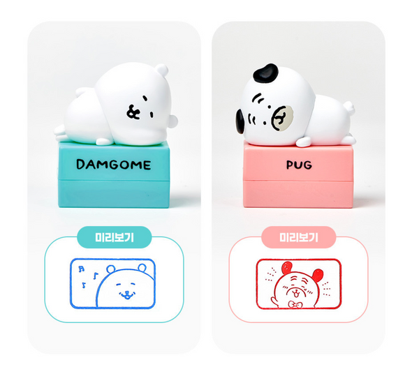 damgome / 白熊 印章 盲盒 （隨機）