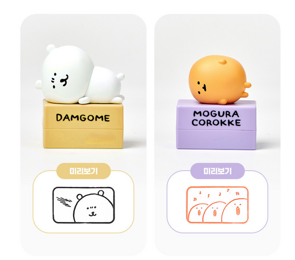 damgome / 白熊 印章 盲盒 （隨機）