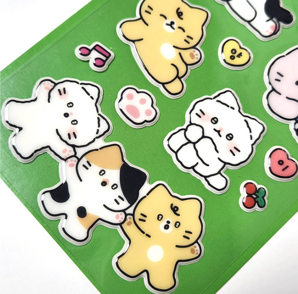 Catdabang/  Soft Cat Epoxy stickers