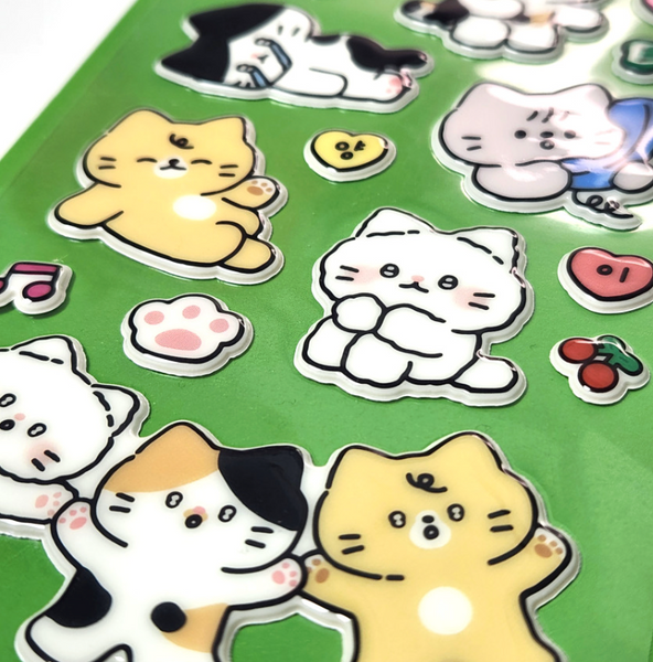Catdabang/  Soft Cat Epoxy stickers
