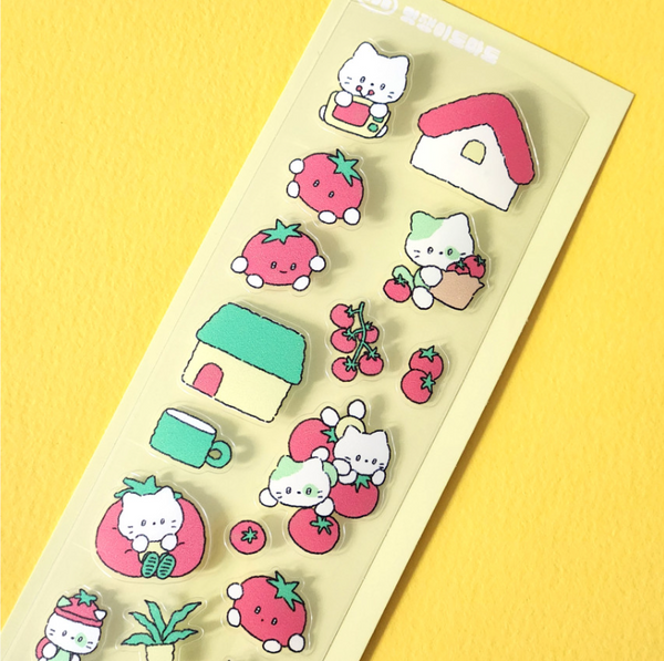 Catdabang/  tomato cat stickers