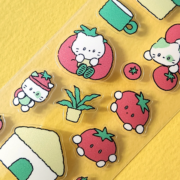 Catdabang/  tomato cat stickers