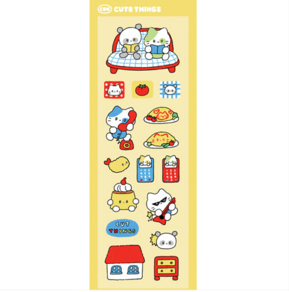 Catdabang/ Cute things stickers