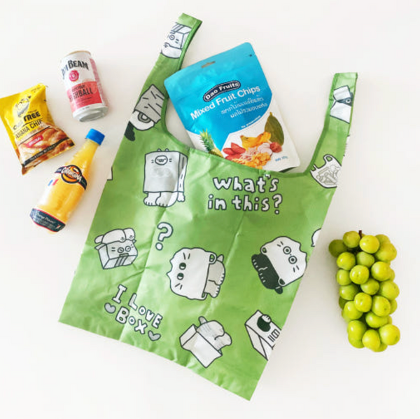 seumseum studio/ green cats eco-bag 環保袋