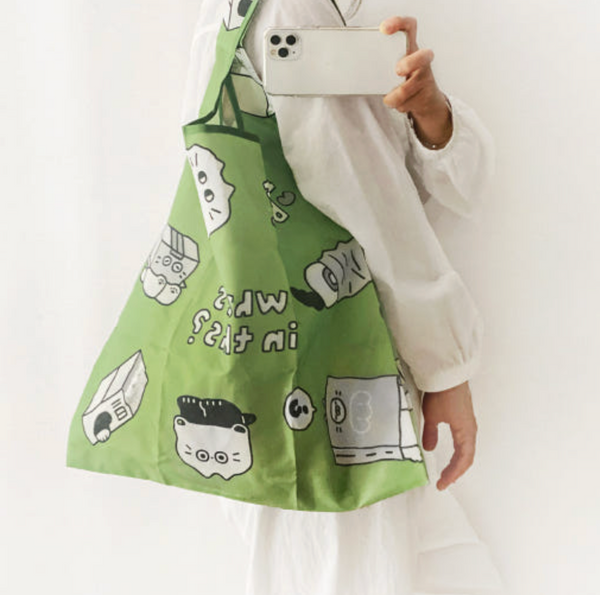 seumseum studio/ green cats eco-bag 環保袋
