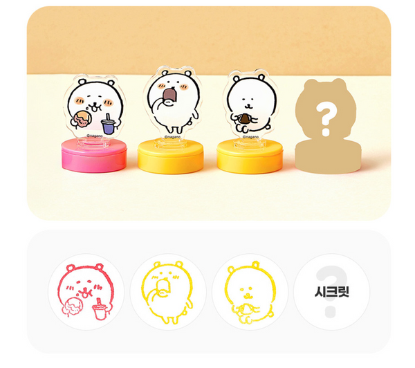 [預購] damgome / 白熊 Yum Yum 盲盒印章 （全套8個）