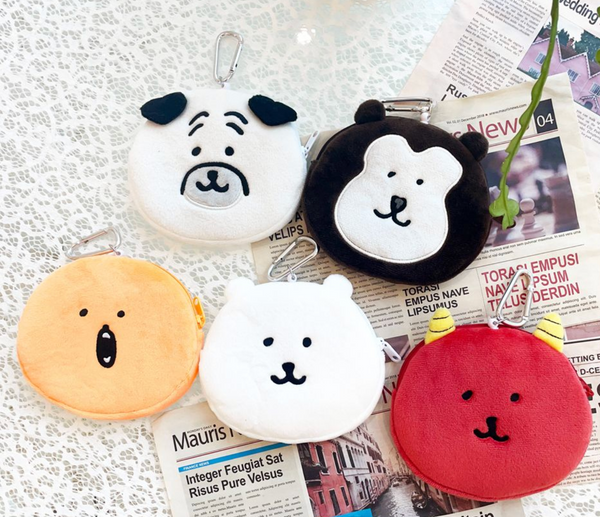 damgome / 白熊 Face Pouch / 八哥