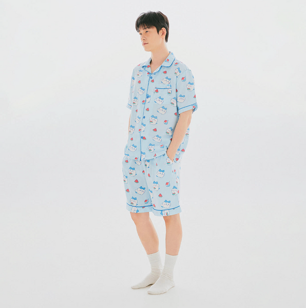 [預購] [韓國限定] SPAO / chiikawa/ 夏季短袖睡衣 / 小八.