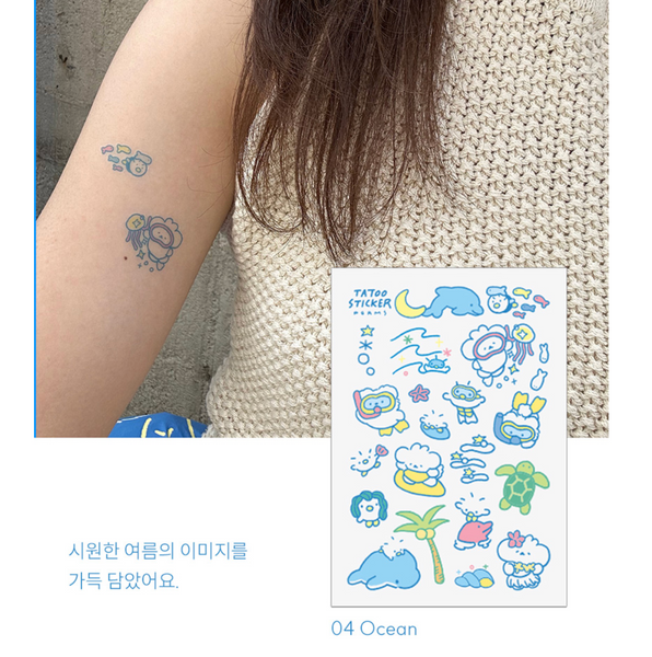 PERMS/ Tattoo sticker 紋身貼紙 / 04 OCEAN