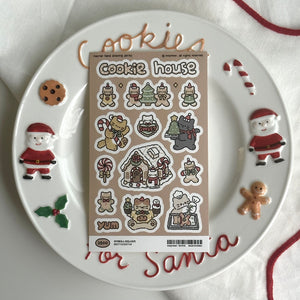 maymar/ Christmas Line Stickers/ Cookie House