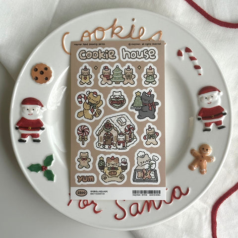 maymar/ Christmas Line Stickers/ Cookie House