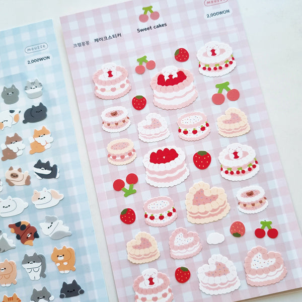 mousse/ Cake stickers