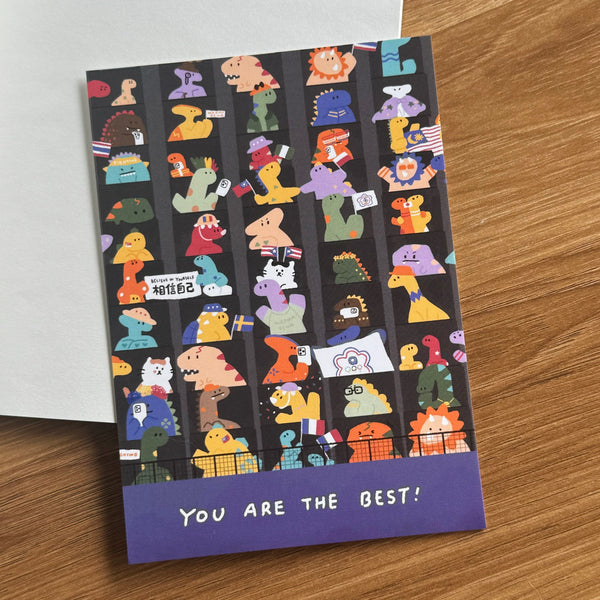 瓦片的瓦 / 明信片-You are the best
