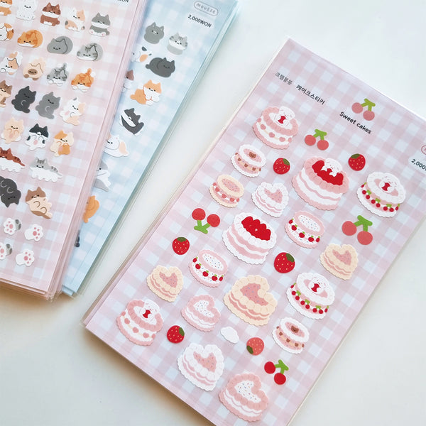 mousse/ Cake stickers