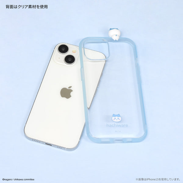 chiikawa / Frame Clear Case 粒粒小可愛手機殼 （iPhone15 Pro - Usagi / Momonga)