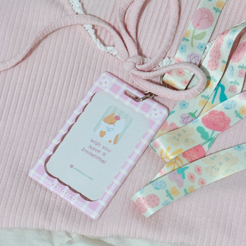 Smiletime/ Cardholder Pink curve