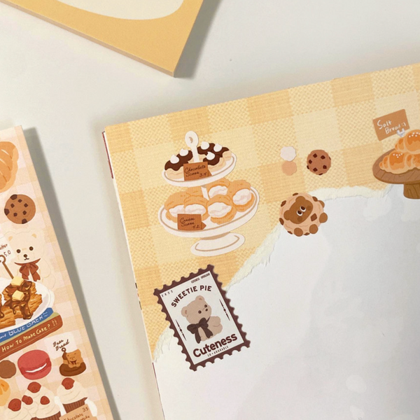 Dango Lingo/ A bread-loving Bear stickers 貼紙