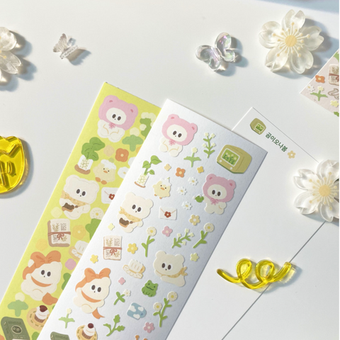 Dango Lingo/ Gom and spring Day stickers 貼紙