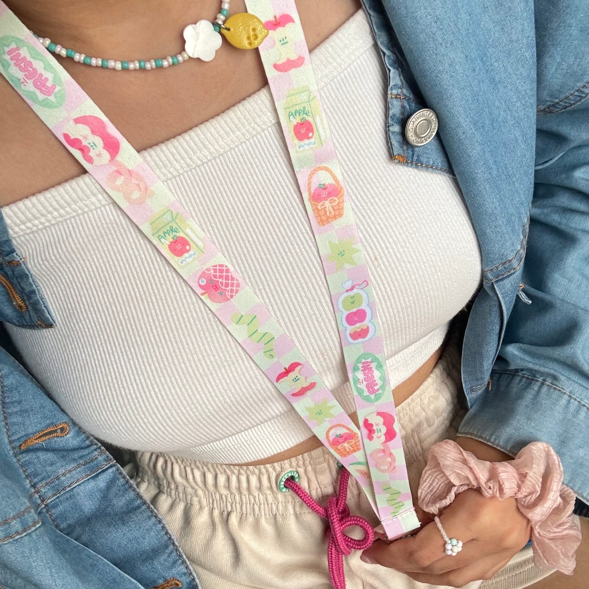 Smiletime/ Lanyard 掛頸繩 Fresh Apple