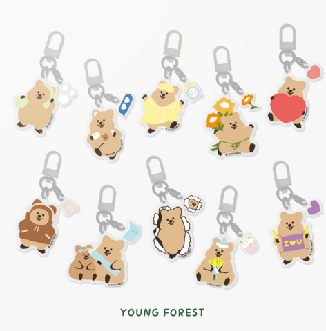 Young Forest / Quokka Acrylic Keyring （10款）