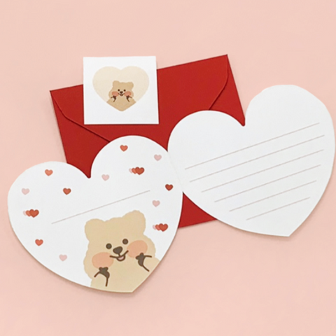 Young Forest / Heart Baby Quokka Card Set