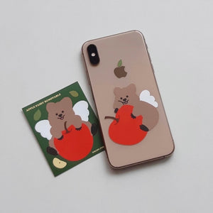 Young Forest/ Apple Fairy Quokka Removable Sticker 2P 貼紙