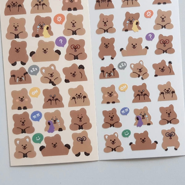 Young Forest/ Daily Quokka Stickers (Re-new version) 貼紙